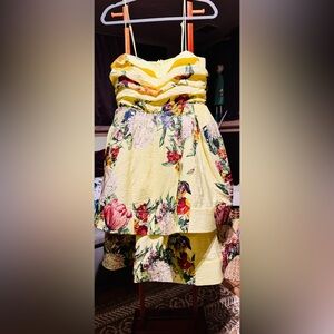 Floral Yellow dress